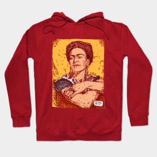 Frida Kahlo, by Maximiliano Lopez Barrios Hoodie